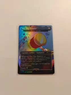 MTG Sonic Secret Lair Piko Piko Hammer - Hammer Of Nazahn NM Rainbow Foil - Image 1
