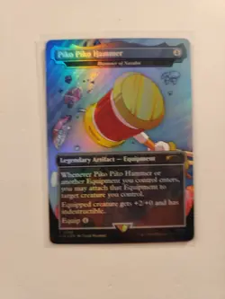 MTG Sonic Secret Lair Piko Piko Hammer - Hammer Of Nazahn NM Rainbow Foil - Image 2