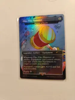 MTG Sonic Secret Lair Piko Piko Hammer - Hammer Of Nazahn NM Rainbow Foil - Image 3
