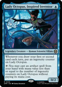 MTG Marvel Spider-Man - Lady Octopus, Inspired Inventor NM - Image 1