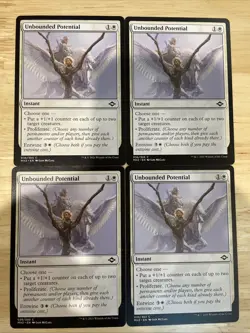 4x x4 MTG Unbounded Potential Regular #036/303 Modern Horizons 2 MH2 NM/M - Image 1