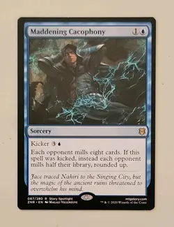 Maddening Cacophony - Zendikar Rising (ZNR) NM - MTG - Image 1