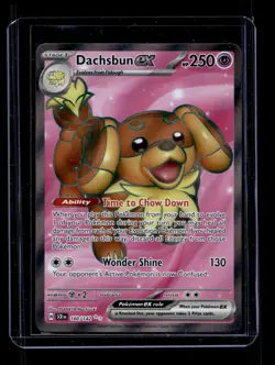 Pokemon Dachsbun ex - 160/142 - SV07: Stellar Crown (SCR) - Image 1