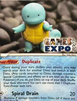🔥GAMES EXPO (Ditto- Squirtle) Ex Delta Species 64/113-Rare Pokemon Promo NM+ - Image 2