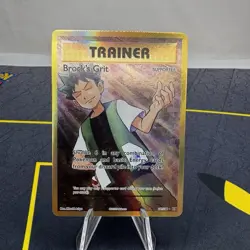 Brock's Grit 107/108 XY Evolutions Pokemon TCG Full Art Trainer 2016 - Image 1
