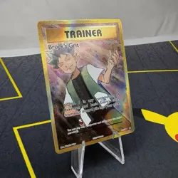 Brock's Grit 107/108 XY Evolutions Pokemon TCG Full Art Trainer 2016 - Image 3