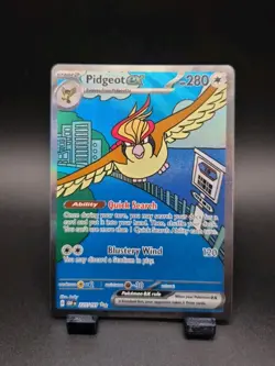 Pokemon TCG Pidgeot EX 225/197 Obsidian Flames SIR ENGLISH Near Mint - Image 1