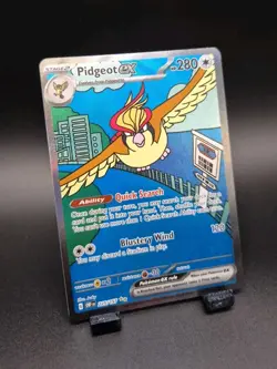 Pokemon TCG Pidgeot EX 225/197 Obsidian Flames SIR ENGLISH Near Mint - Image 2