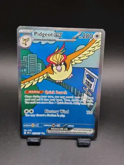 Pokemon TCG Pidgeot EX 225/197 Obsidian Flames SIR ENGLISH Near Mint - Image 4