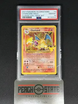 DAMAGED - PSA 10 Charizard Celebrations Classic Collection Base Set 4/102 *READ* - Image 1