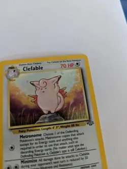 Pokemon Card Clefable 1/64 Jungle Set Holo Rare - Image 3