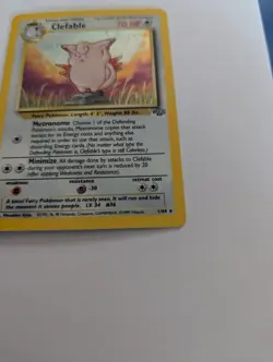 Pokemon Card Clefable 1/64 Jungle Set Holo Rare - Image 5