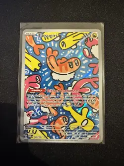 Pokemon TCG Tatsugiri Twilight Masquerade Illustration Rare Card 186/167 NM - Image 1
