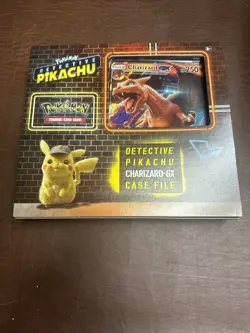 2019 Pokemon Detective Pikachu CHARIZARD-GX Case File (Sealed) - Image 2