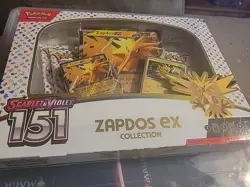 Pokemon TCG Zapdos EX Collection Box 151 - Image 1