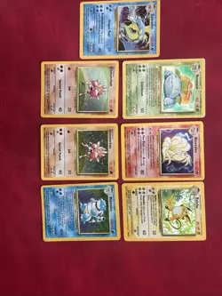 Pokemon Base Set Holo Lot Of 7 - Image 1