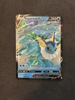 Pokemon TCG Vaporeon V SWSH150! NM Condition! See Description! - Image 1