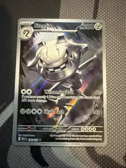 Steelix 150/132 Illustration Rare Pokemon Mega Evolution English NM - Image 1