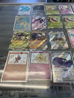 Lot Of 21 Pokemon TCG Paldean Fates 10 Shiny Plus Mix Of EX And Full Arts - Image 2