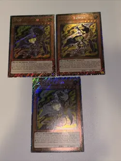 3x Zoodiac Ratpier 1st Edition Platinum Secret Rare RA04-EN274 Yu-Gi-Oh Playset - Image 2
