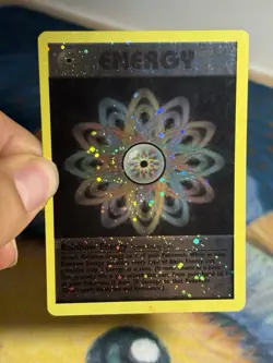 Rainbow Energy WotC League Promo Vintage Championship Pokemon Rare Holo Card LP - Image 3