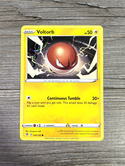 Pokemon Voltorb Sword & Shield Rebel Clash #056/192 Common 2020 Card - Image 1
