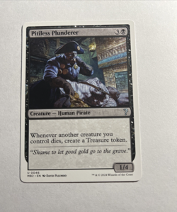 Pitiless Plunderer (White Border) - Mystery Booster 2 MTG Plus Bonus Card!!! - Image 1