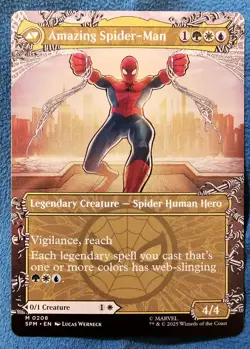 MTG Spiderman Peter Parker/Amazing Spider-Man 10 Mythic Regular Single Card - Image 2