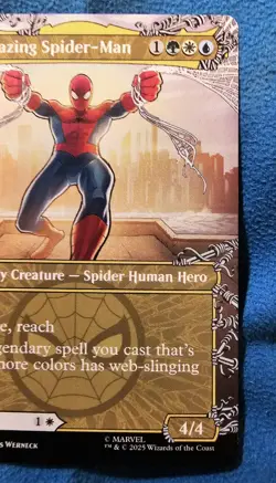 MTG Spiderman Peter Parker/Amazing Spider-Man 10 Mythic Regular Single Card - Image 3