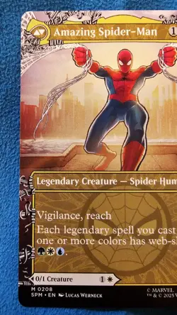 MTG Spiderman Peter Parker/Amazing Spider-Man 10 Mythic Regular Single Card - Image 4