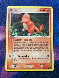 Pokemon TCG Ditto EX Delta Species Card 61/113 Regular Common NM - Image 1