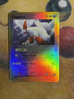 Zangoose 14/100 Ex Sandstorm Holo E-Reader Reverse Holo Vintage Pokemon Card MP - Image 2