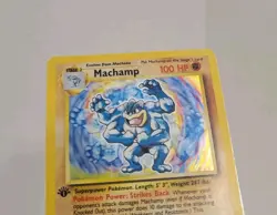 Pokemon TCG Machamp Holo 1st Edition Starter Set Rare Holo Card Base Set MP - Image 5