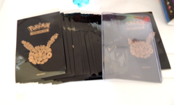 Pokemon Collectors Lot Tin/Lunch Box Figures Cards Card Sleeves Holders Sticker - Image 3