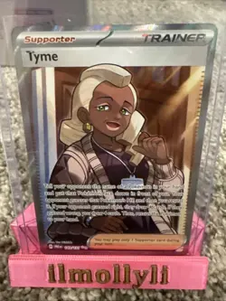 Pokemon TCG Tyme 143/131 Prismatic Evolutions Ultra Rare Full Art Holo Card - Image 1