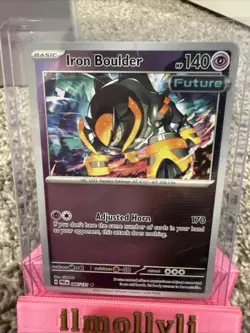 Pokemon Iron Boulder TCG Holo Rare Prismatic Card #046/131 Evolutions - Image 1