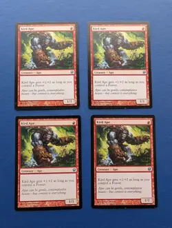 MTG Kird Ape X4: Duel Decks: Ajani vs. Nicol Bolas #2 - NM-MT - Image 1