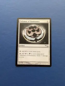 MTG Talisman of Dominance: Mirrodin #253 - EX-MT - Image 1