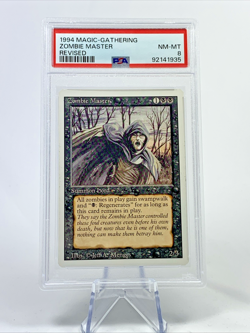 PSA 8 - 1994 ZOMBIE MASTER - Revised Graded MTG Magic the Gathering Card - Image 1