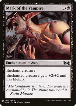 Mark of the Vampire - Mystery Booster #105/254 MTG Magic The Gathering - Image 1