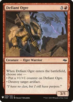 Defiant Ogre - Mystery Booster #096/185 MTG Magic The Gathering - Image 1