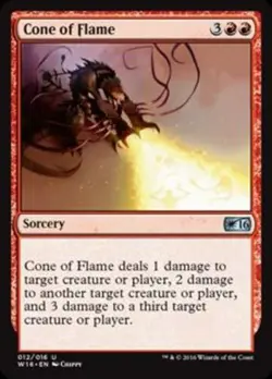 Cone of Flame - Welcome Deck 2016 #4/161 MTG Magic The Gathering - Image 1