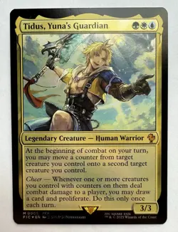 1x Foil Tidus, Yuna's Guardian - Commander: FINAL FANTASY - NM - MTG - Image 1