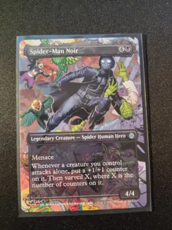 Spider-Man Noir 0204 (Borderless) MTG Magic Marvel's Spider-Man - Image 1