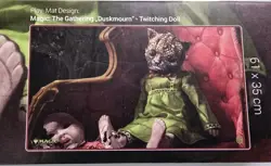 Ultimate Guard MtG Playmat - Duskmourn - Twitching Doll Magic The Gathering - Image 1