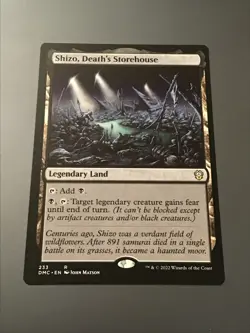 MTG Commander: Dominaria United #233 Shizo, Death's Storehouse NM - Image 1