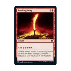 WOTC MtG Commander 2021 Seething Song (C) NM - Image 1