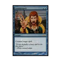 WOTC MtG FNM Promos Counterspell (P) (Foil) VG - Image 1