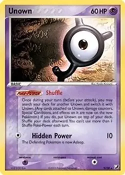 Unown (#Y/28) - Holofoil EX - Unseen Forces LP Pokemon - Image 1