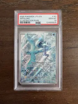 2025 Pokemon Scarlet & Violet Journey Together IR Articuno #161 PSA 10 GEM MINT - Image 1
